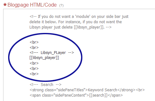 Libsyn - Default Player Code