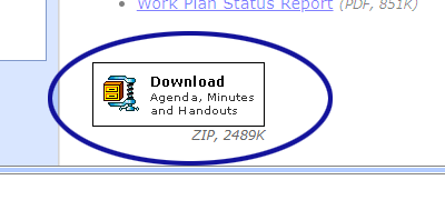 Screenshot showing the ZIP file download option